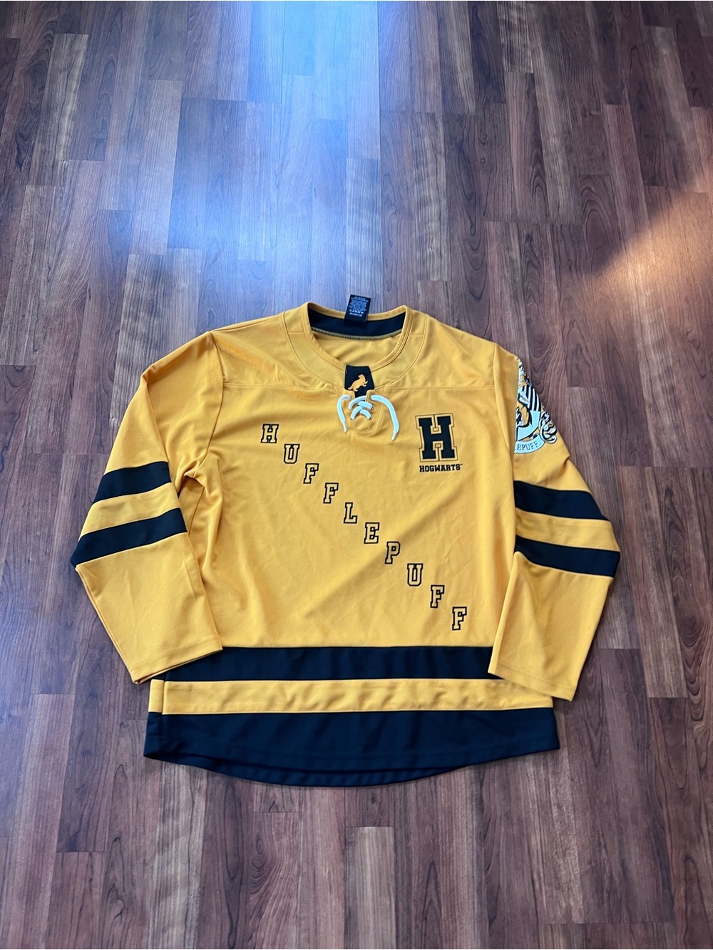Harry Potter Hufflepuff Quidditch Seeker Yellow Jersey